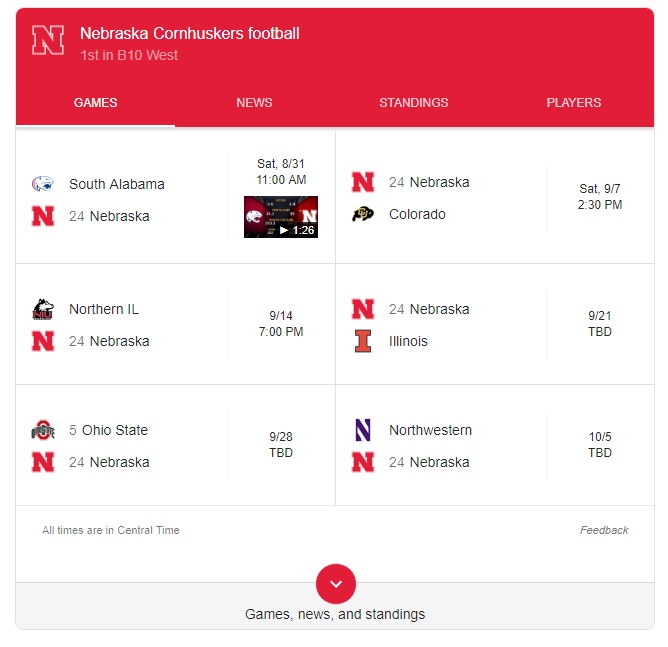 Huskers 2019