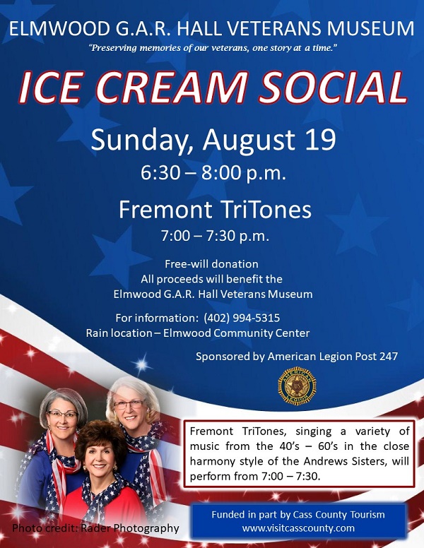 Ice Cream Social flyer 2018