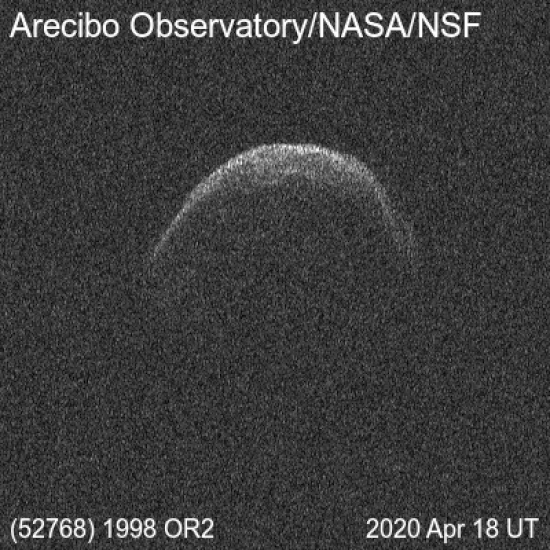 asteroid 1998 OR2 4 18 2020 550