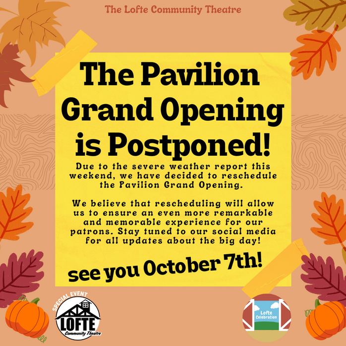 pavilion rescheduled