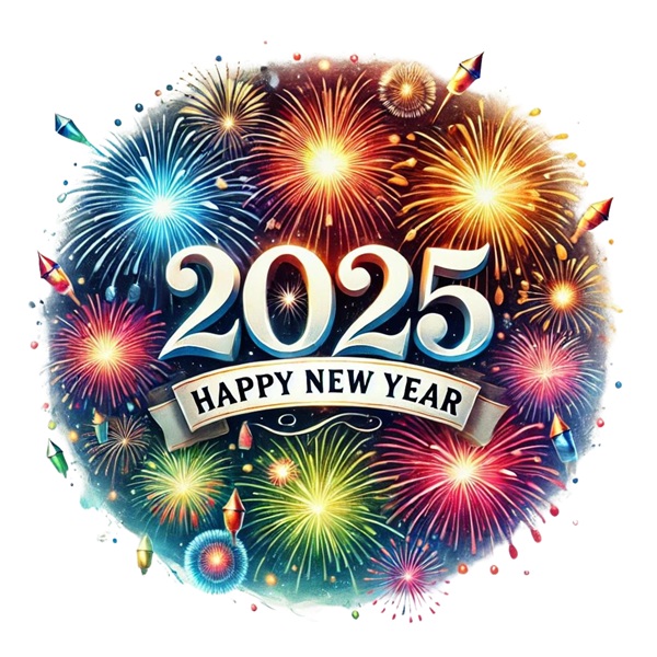 Happy New Year 2025 clipart 13
