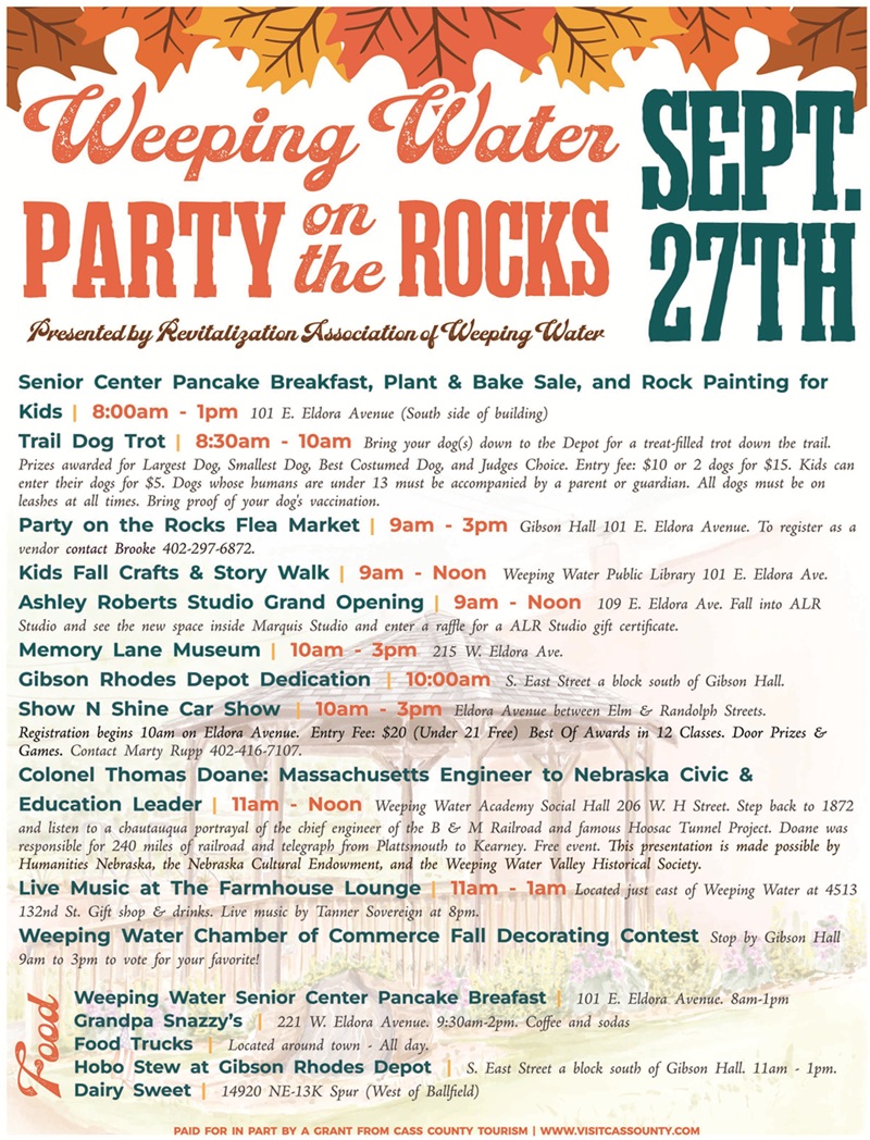 Party on the Rocks Schedule 2025