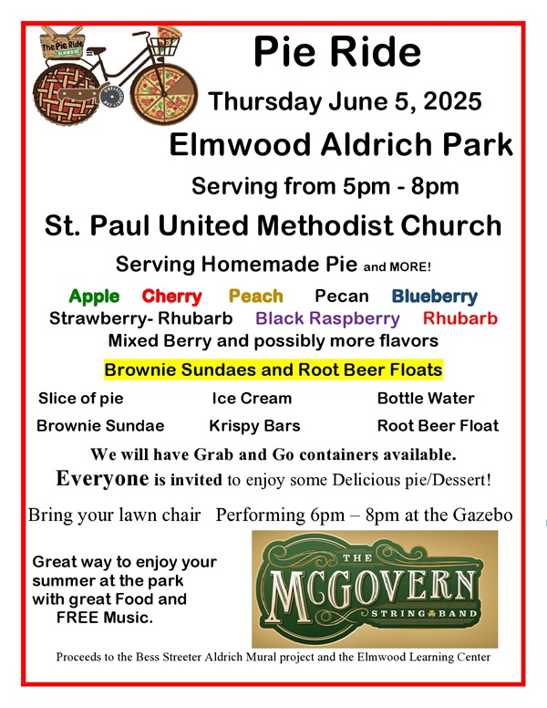 Pie Ride flyer June 5