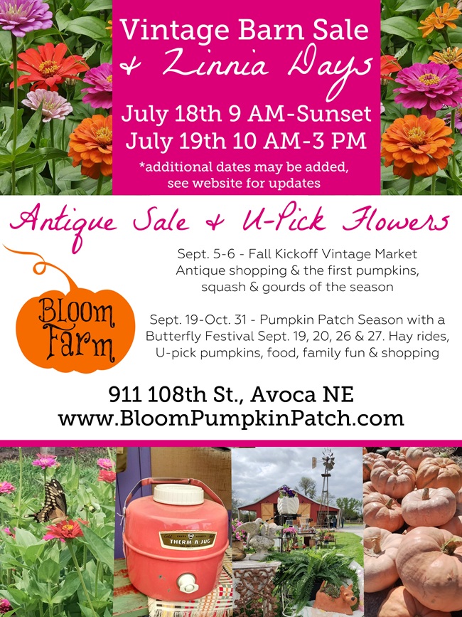 26 Zinnia Days flyer