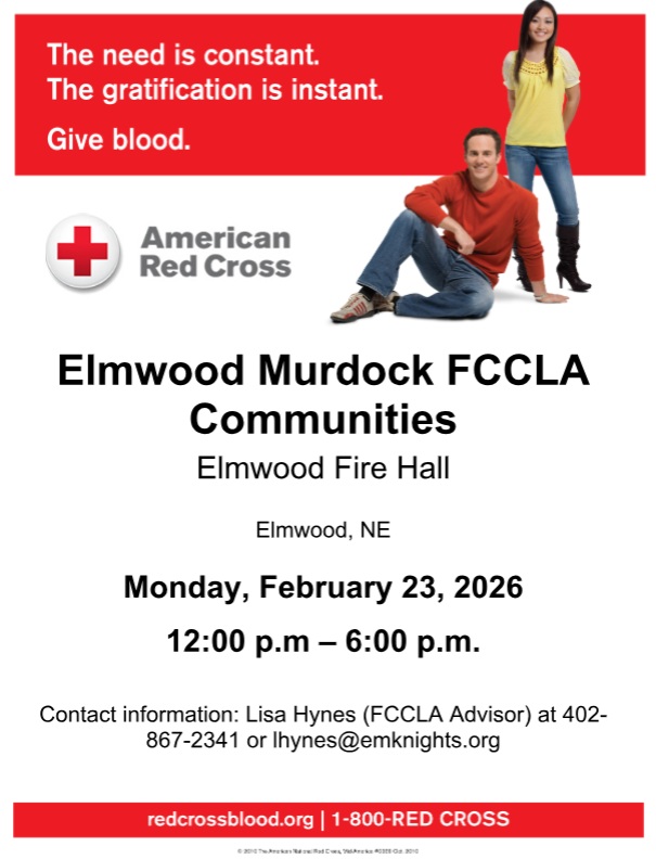 Elmwood blood drine feb 26