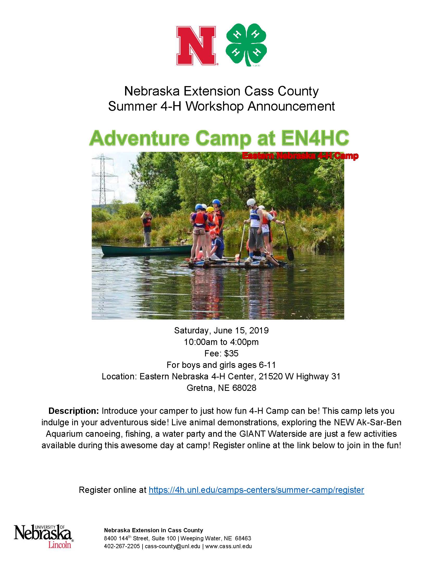 2019 Adventure Camp at EN4HC