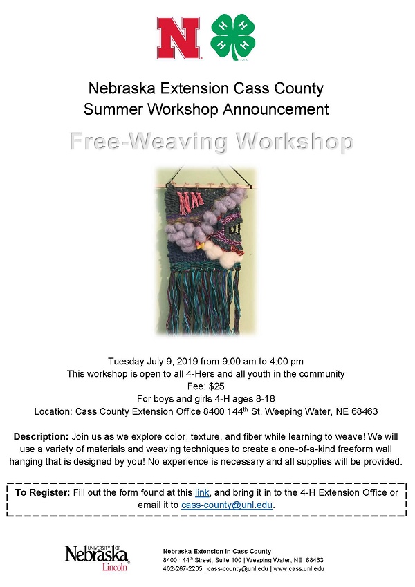 2019 Free Weaving Workshop