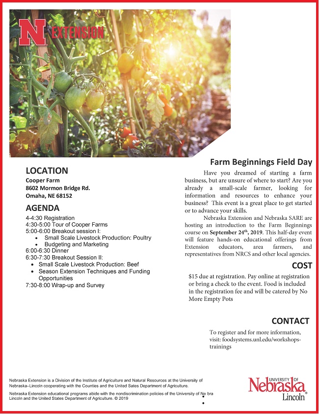 Farm Ambitions Flyer 2019