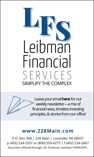 VERTICAL Leibman Financial ad for community pages border